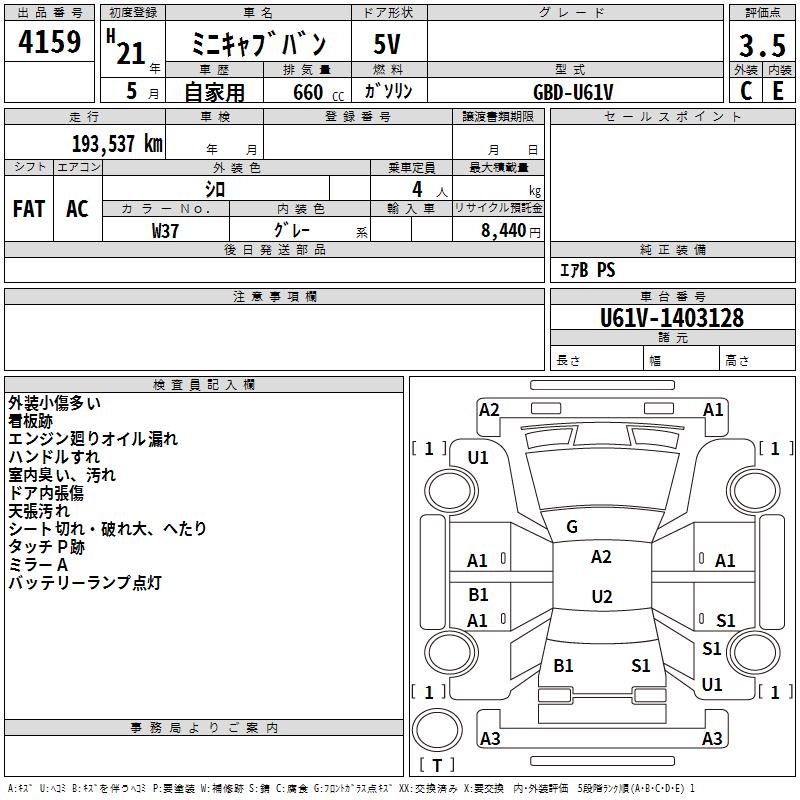 MITSUBISHI MINICAB