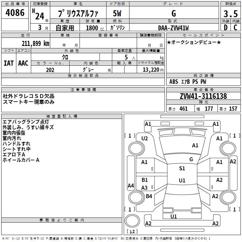 TOYOTA PRIUS ALPHA