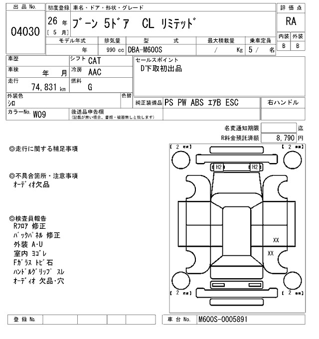 DAIHATSU BOON