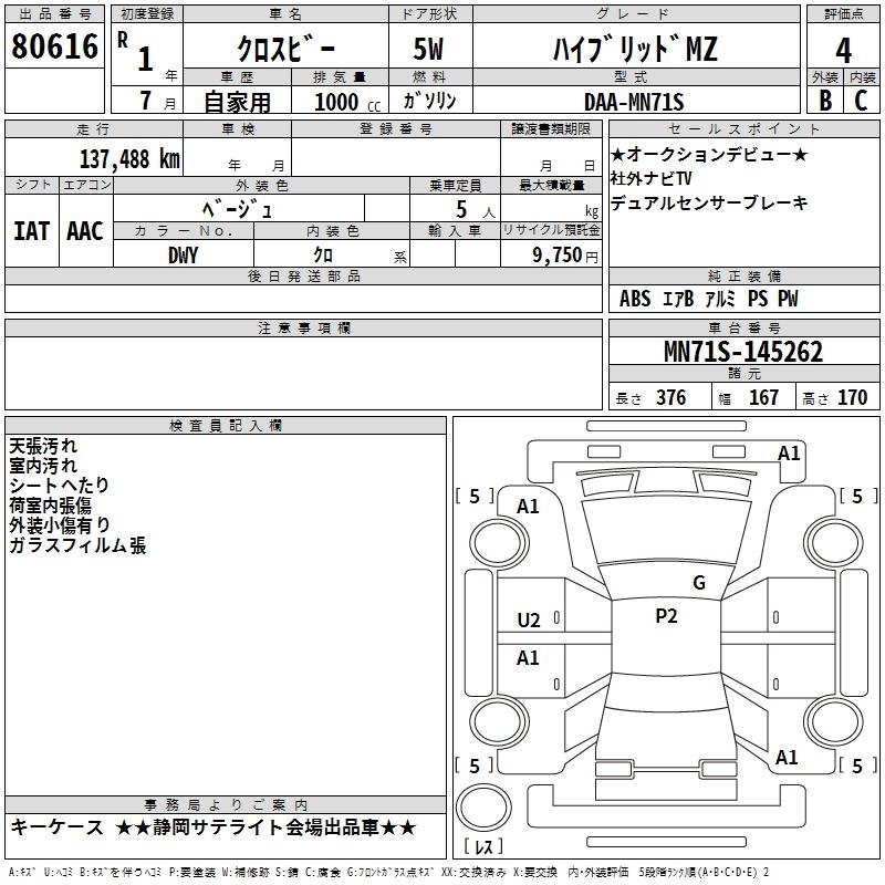 SUZUKI XBEE