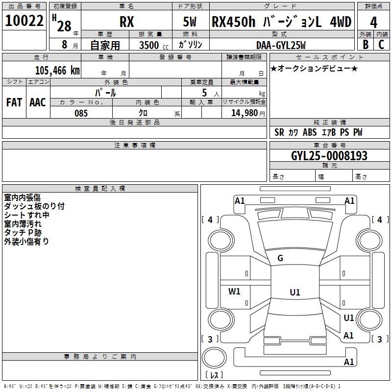 LEXUS RX450H
