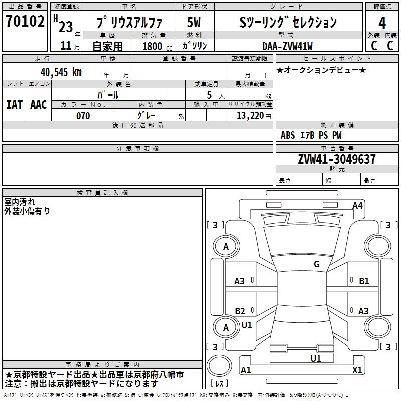 TOYOTA PRIUS ALPHA