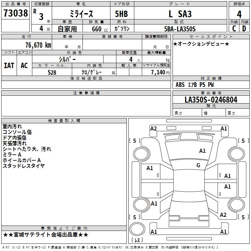 DAIHATSU MIRA E:S