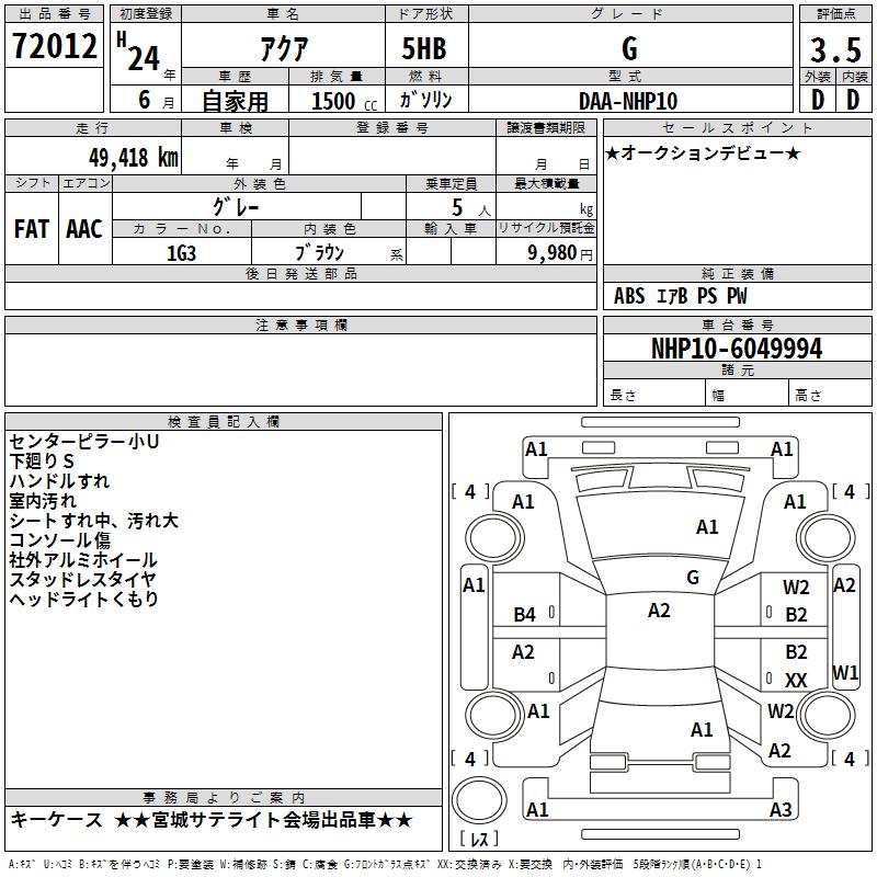TOYOTA AQUA