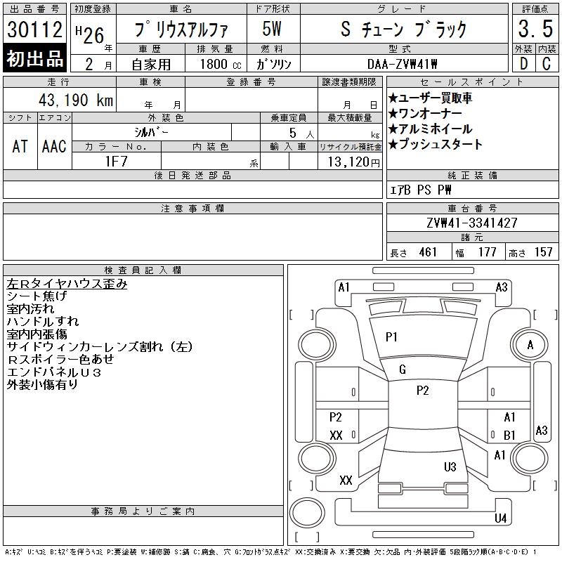 TOYOTA PRIUS ALPHA