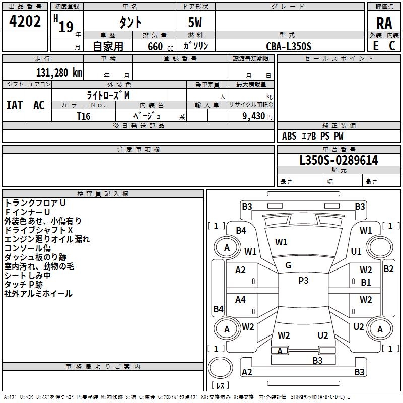 DAIHATSU TANTO