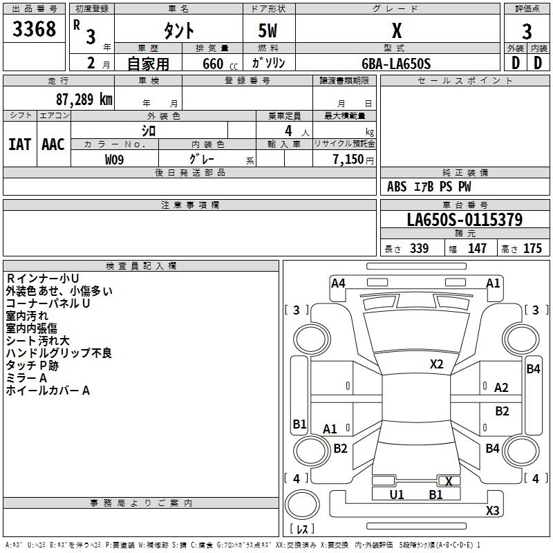 DAIHATSU TANTO