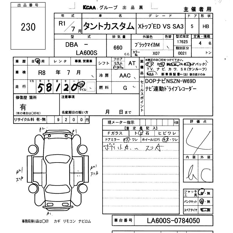 DAIHATSU TANTO