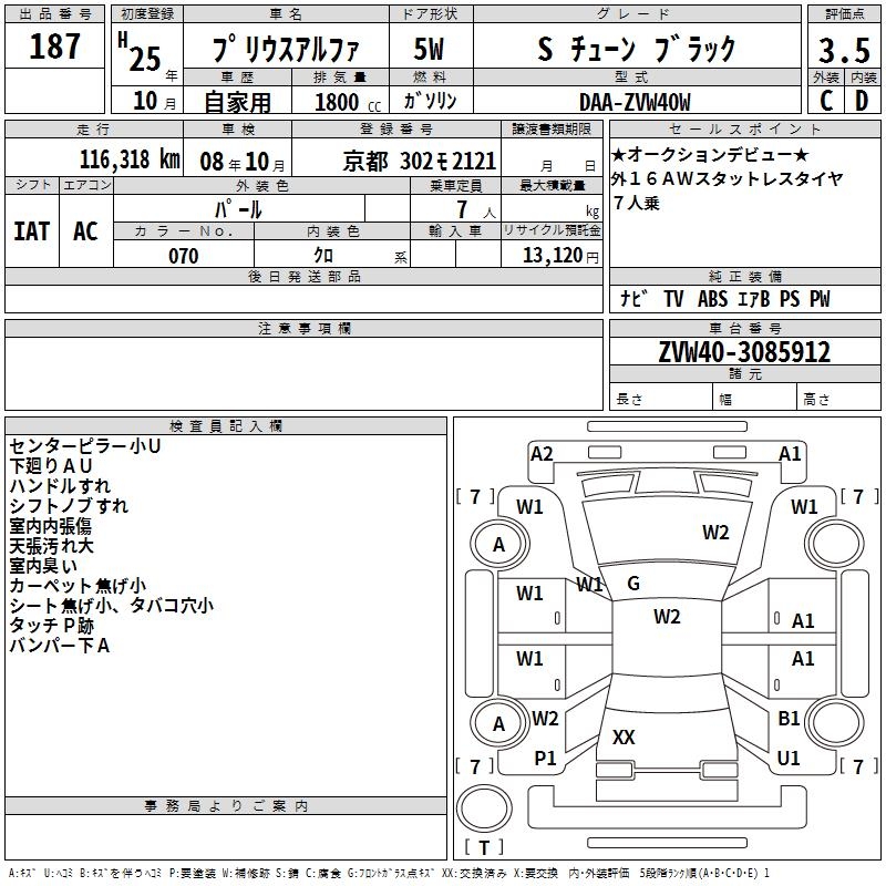 TOYOTA PRIUS ALPHA