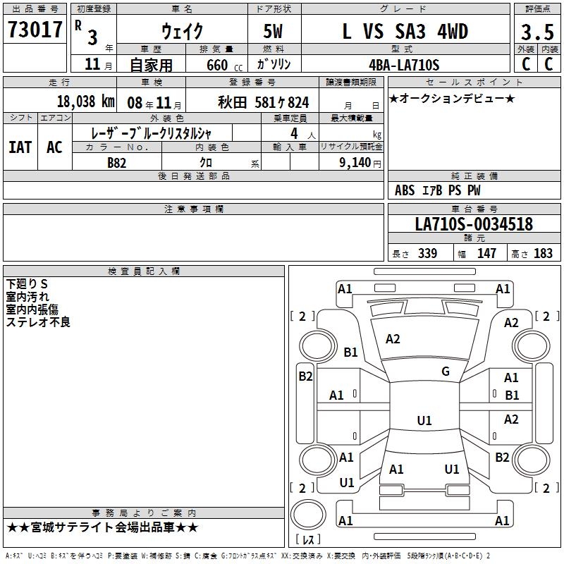 DAIHATSU WAKE