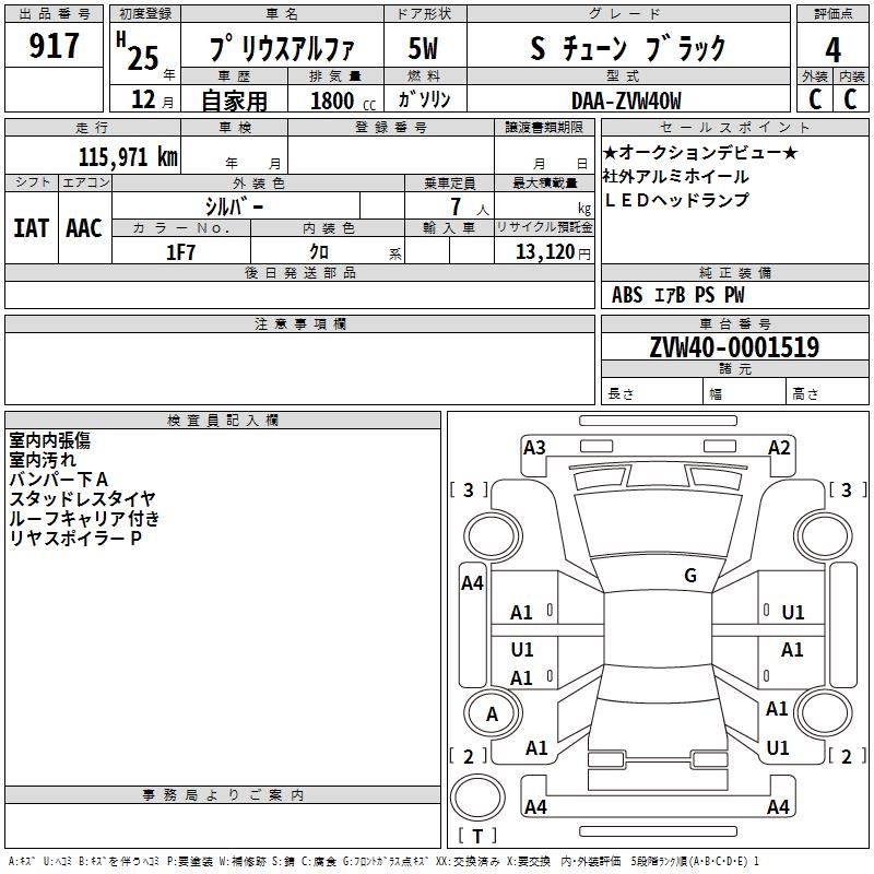 TOYOTA PRIUS ALPHA
