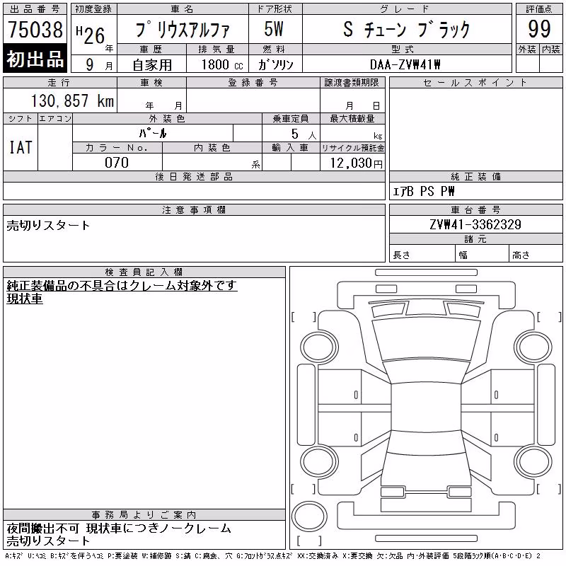 TOYOTA PRIUS ALPHA