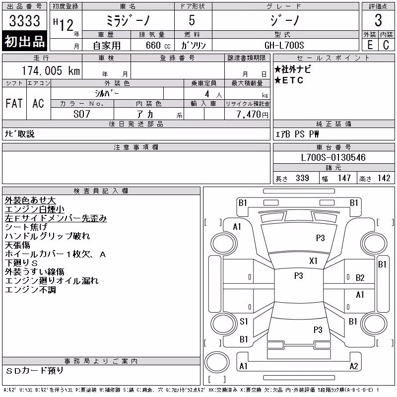 DAIHATSU MIRA GINO