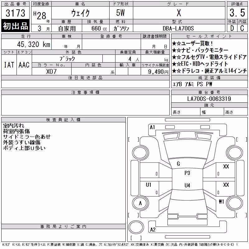 DAIHATSU WAKE