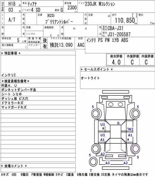 NISSAN TEANA