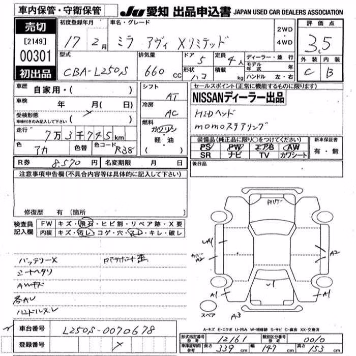 DAIHATSU MIRA AVY