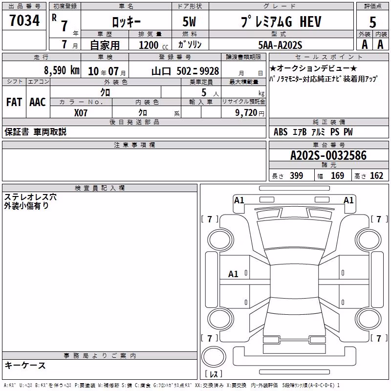 DAIHATSU ROCKY