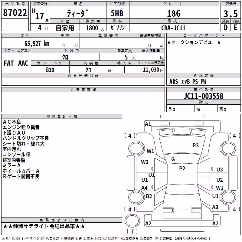 NISSAN TIIDA