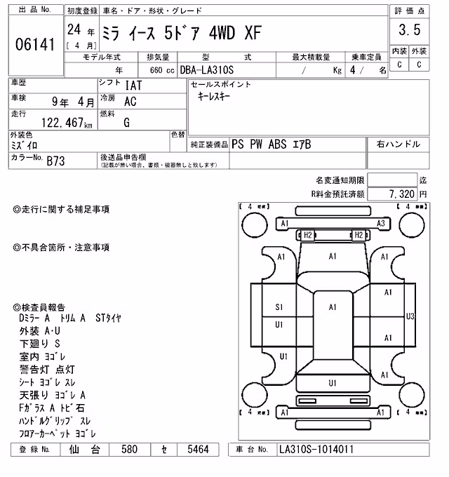 DAIHATSU MIRA E:S