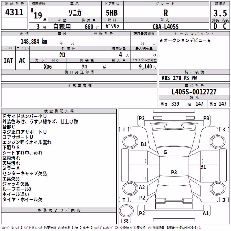 DAIHATSU SONICA