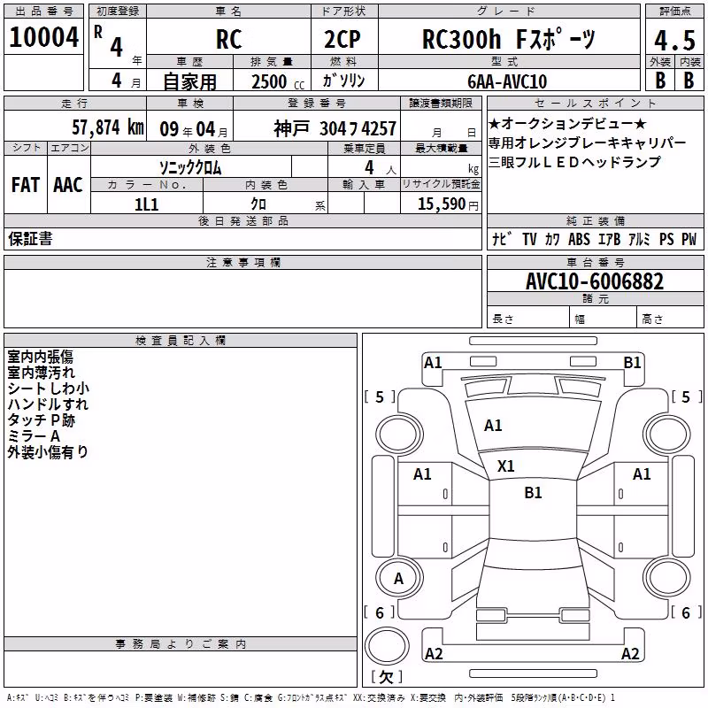 LEXUS RC300H