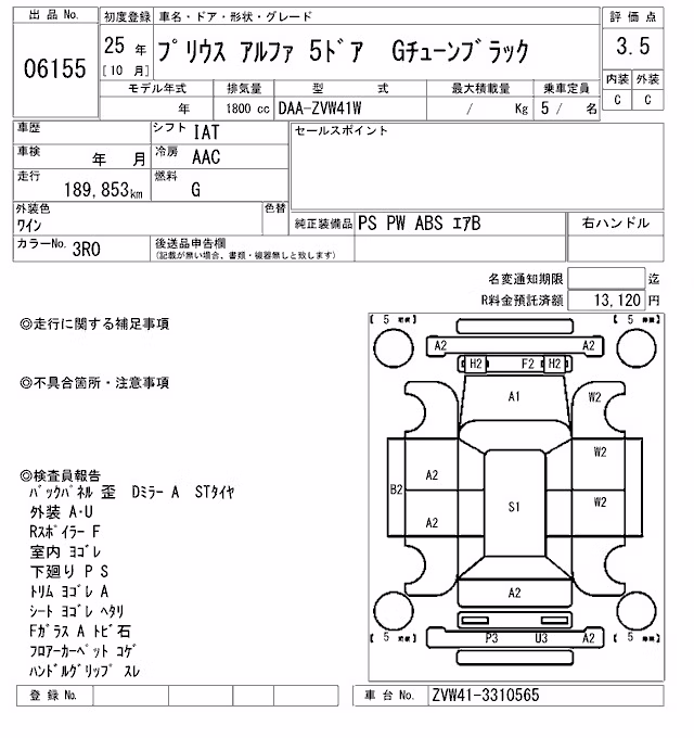 TOYOTA PRIUS ALPHA