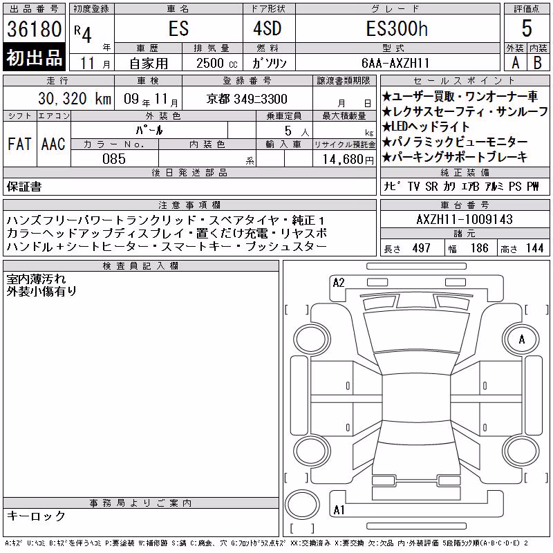 LEXUS ES300H
