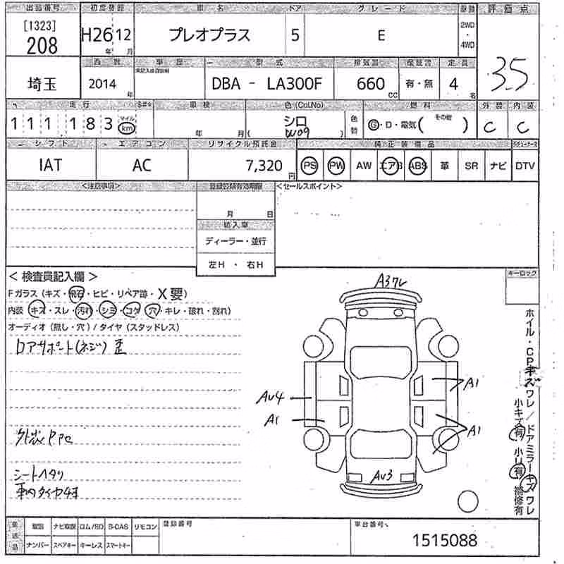 SUBARU PLEO PLUS