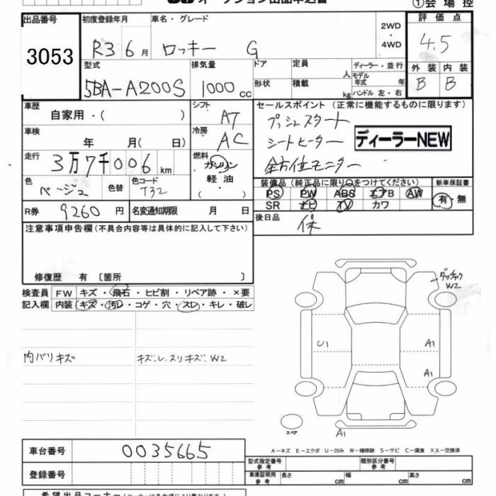 DAIHATSU ROCKY