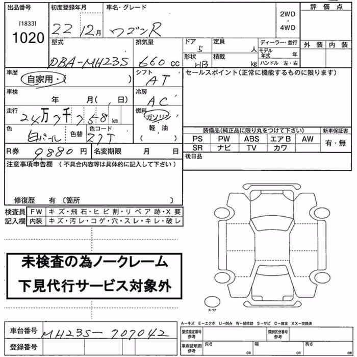 SUZUKI WAGON R