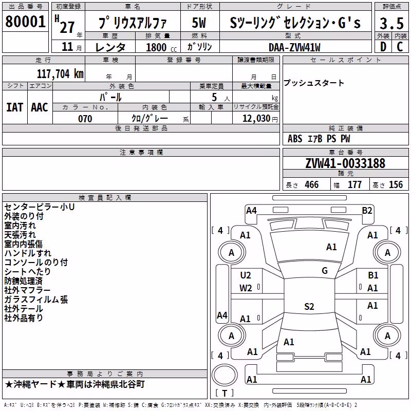 TOYOTA PRIUS ALPHA