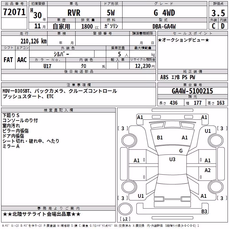 MITSUBISHI RVR