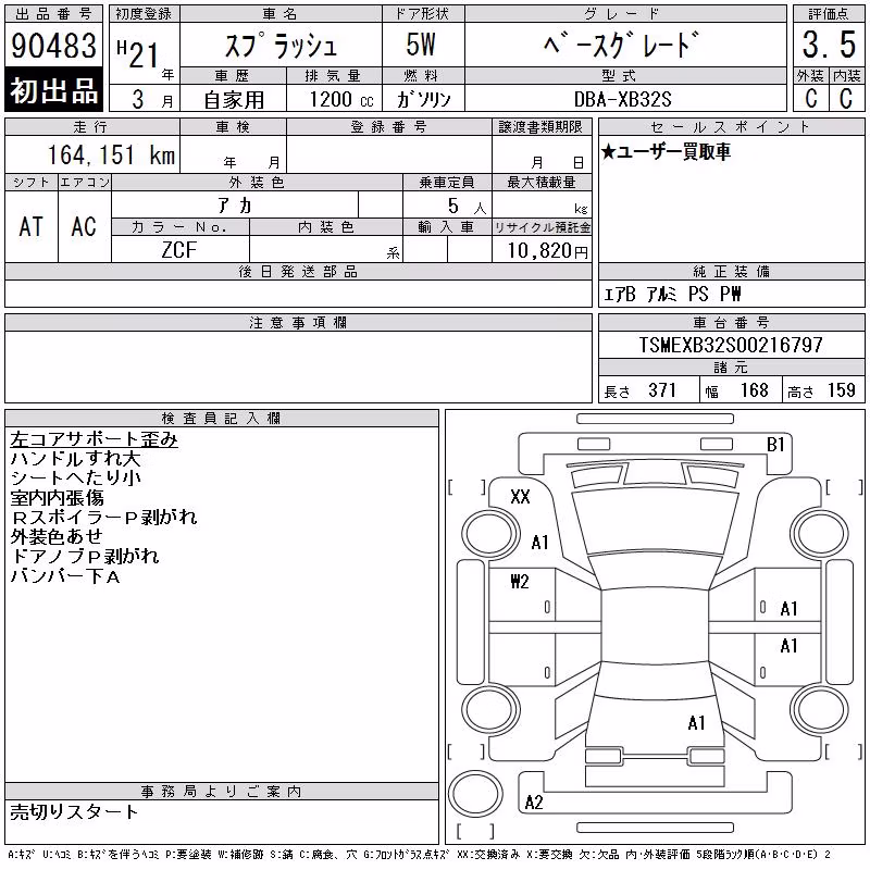 SUZUKI SPLASH