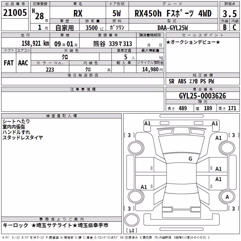 LEXUS RX450H