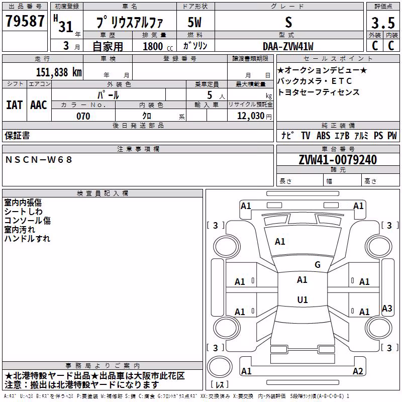 TOYOTA PRIUS ALPHA