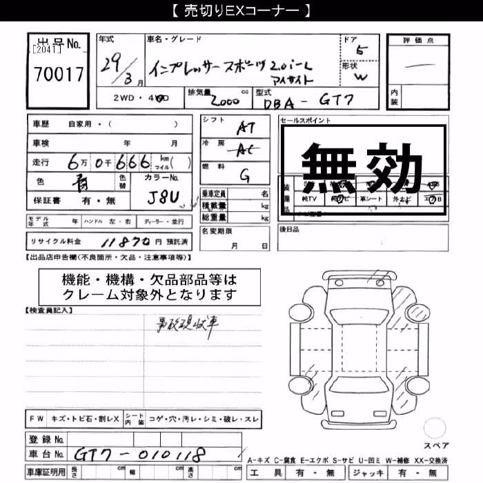 SUBARU XV