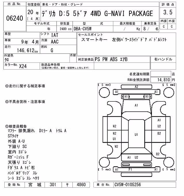 MITSUBISHI DELICA D:5