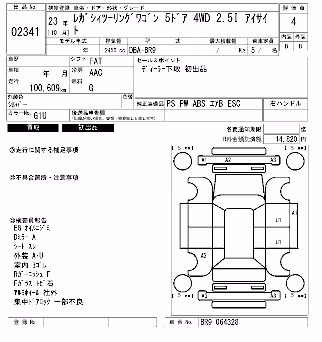 SUBARU LEGACY