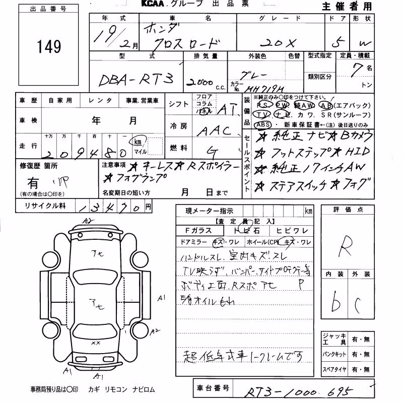 HONDA CROSSROAD
