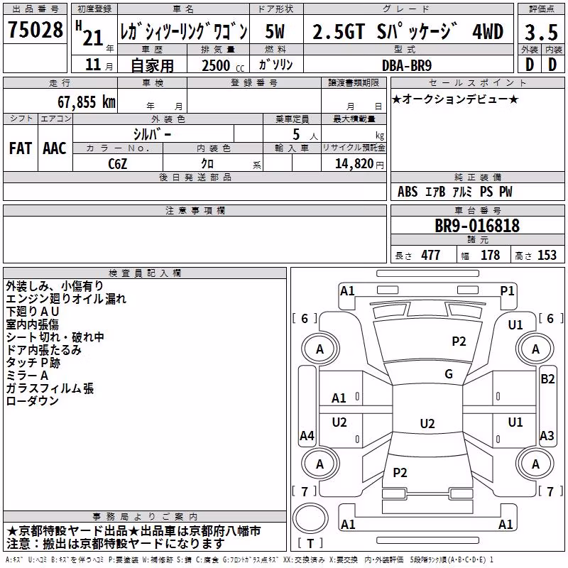 SUBARU LEGACY