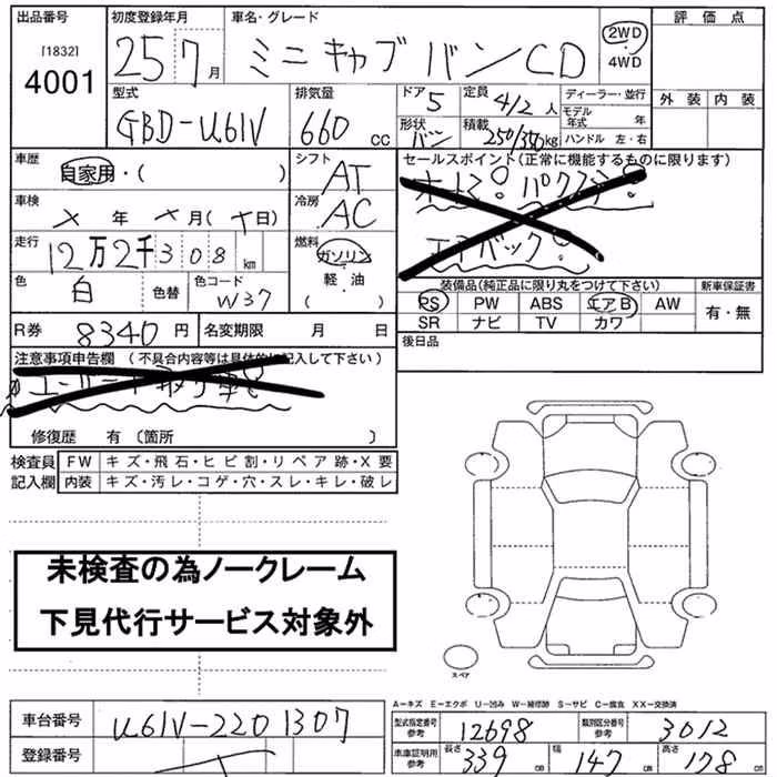 MITSUBISHI MINICAB