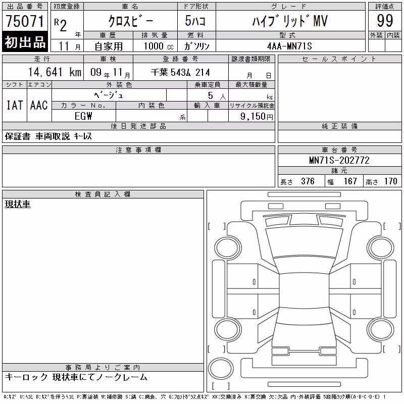 SUZUKI XBEE