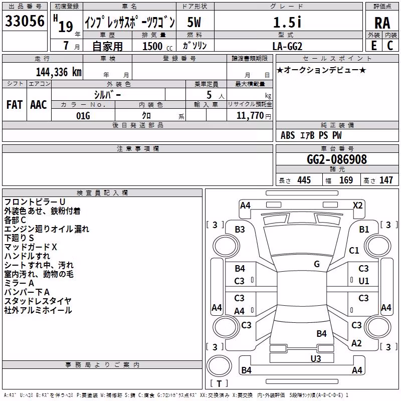 SUBARU IMPREZA