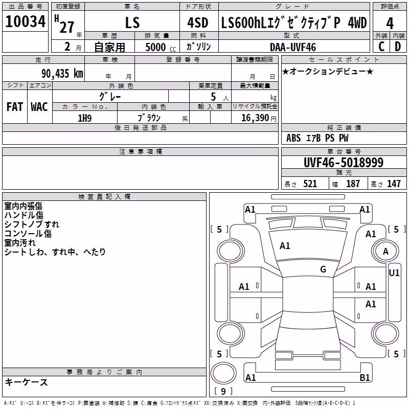 LEXUS LS600H