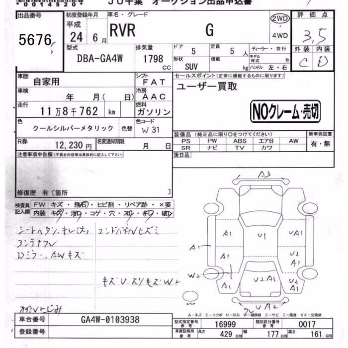 MITSUBISHI RVR