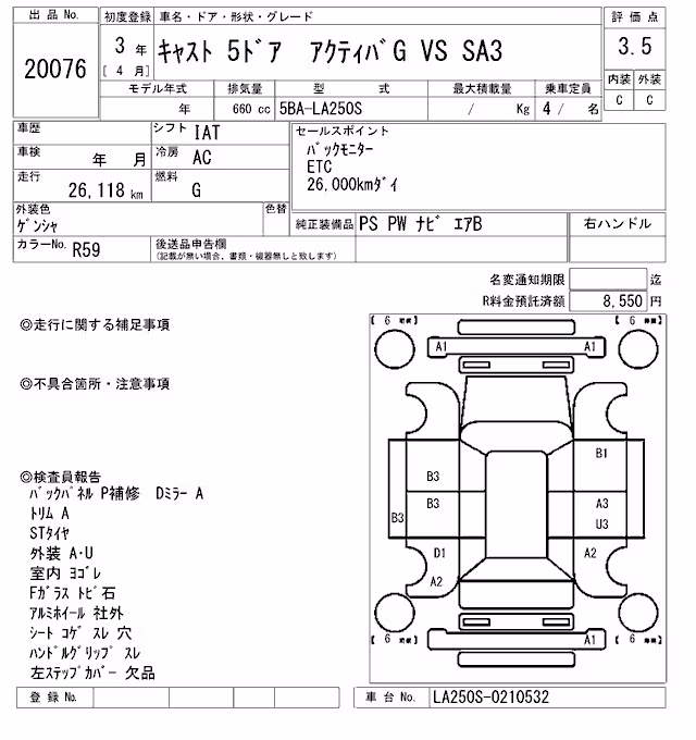 DAIHATSU CAST