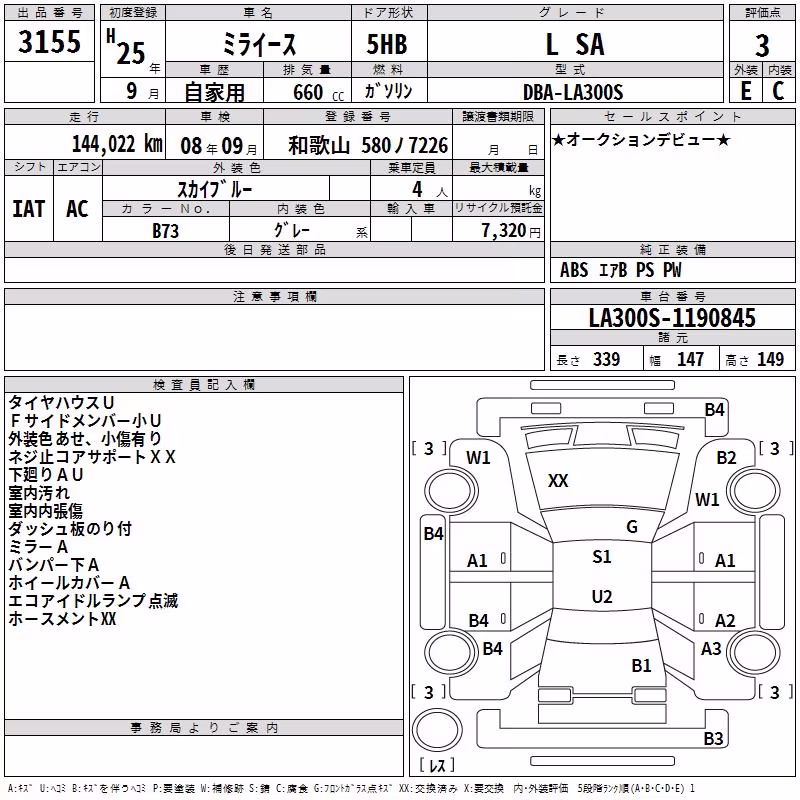 DAIHATSU MIRA E:S