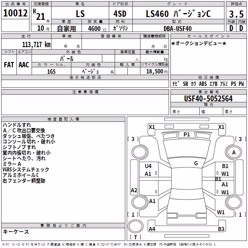 LEXUS LS460
