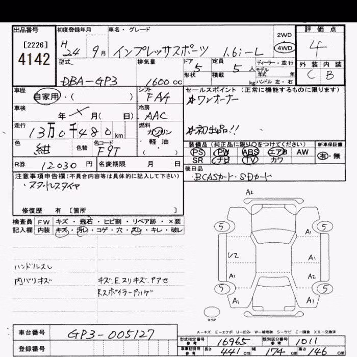 SUBARU IMPREZA