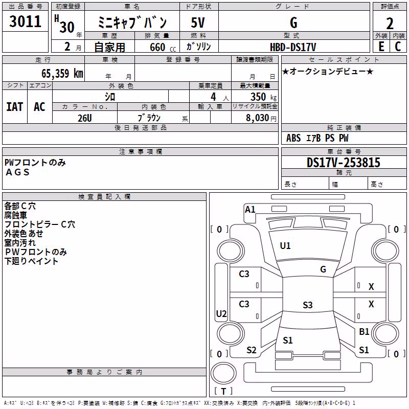MITSUBISHI MINICAB
